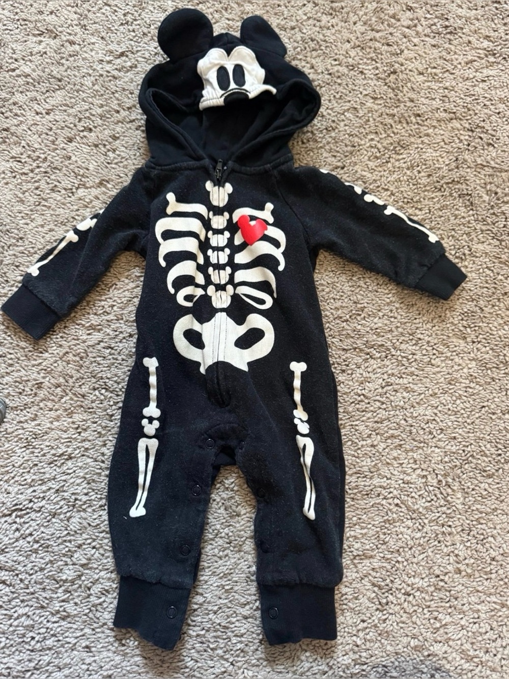 Mickey skeleton outfit